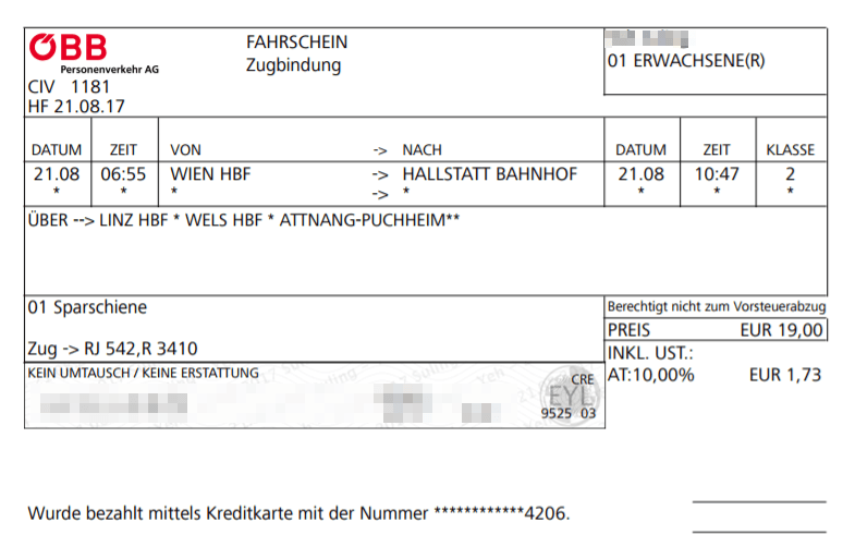 Image 2B015 1 - 【OBB網路訂票教學】歐洲國鐵買票自己來，以維也納到哈修塔特(Hallstatt)為例
