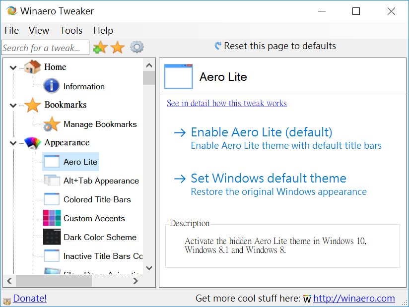 Image 002 1 - Winaero Tweaker 調整系統字型、大小、視窗色彩工具，自訂你的Windows系統外觀！