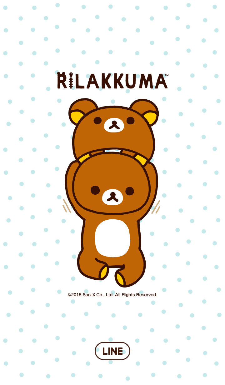 preview 001 720x1232 1 - 【LINE 官方主題下載】Rilakkuma ha kiguruminandesu