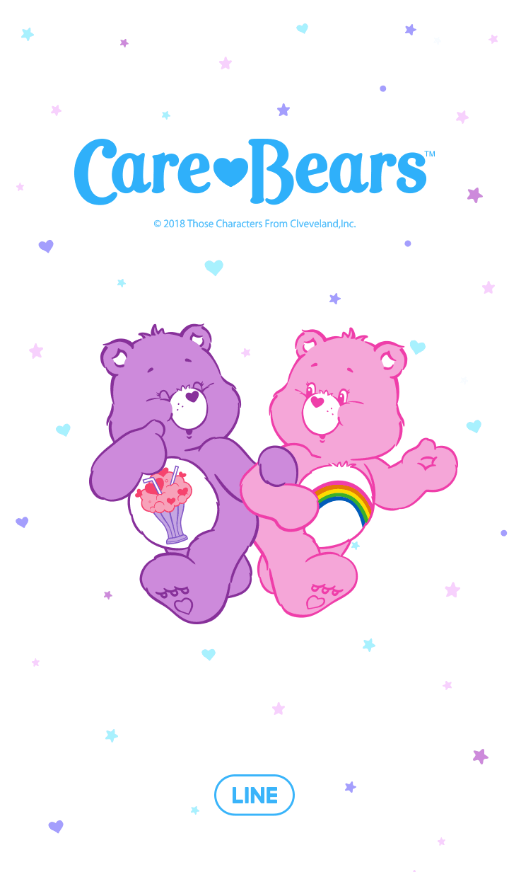 【LINE 官方主題下載】愛心小熊（復古畫風篇）