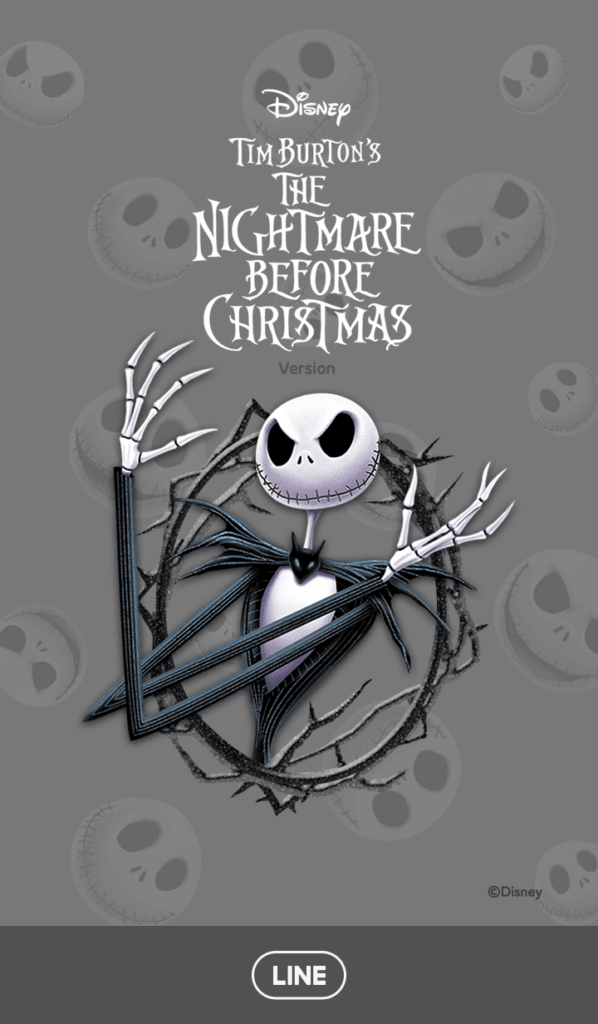 【LINE 官方主題下載】聖誕夜驚魂（傑克版）