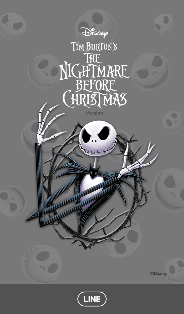【LINE 官方主題下載】聖誕夜驚魂（傑克版）