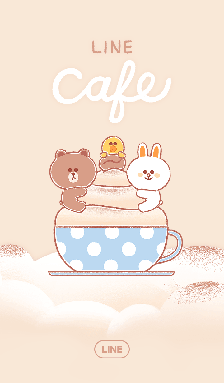 【LINE 官方主題下載】LINE 咖啡館