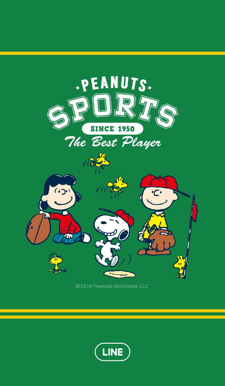 【LINE 官方主題下載】史努比（運動篇）