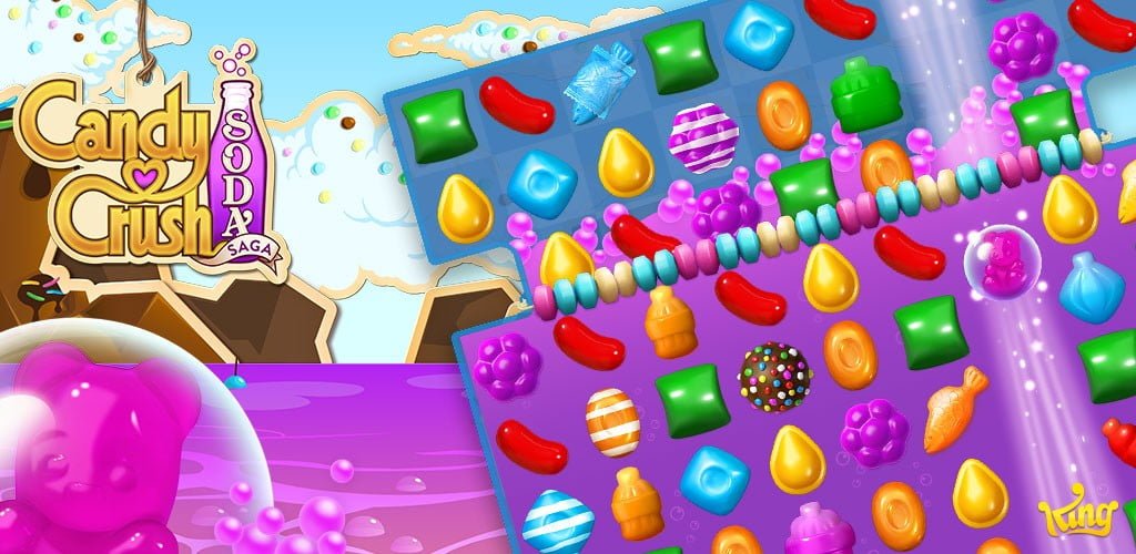 Candy Crush Soda Saga Cover - 【修改版】Candy Crush Soda Saga v1.223.1.1 無限道具、生命不減、關卡劇情全破