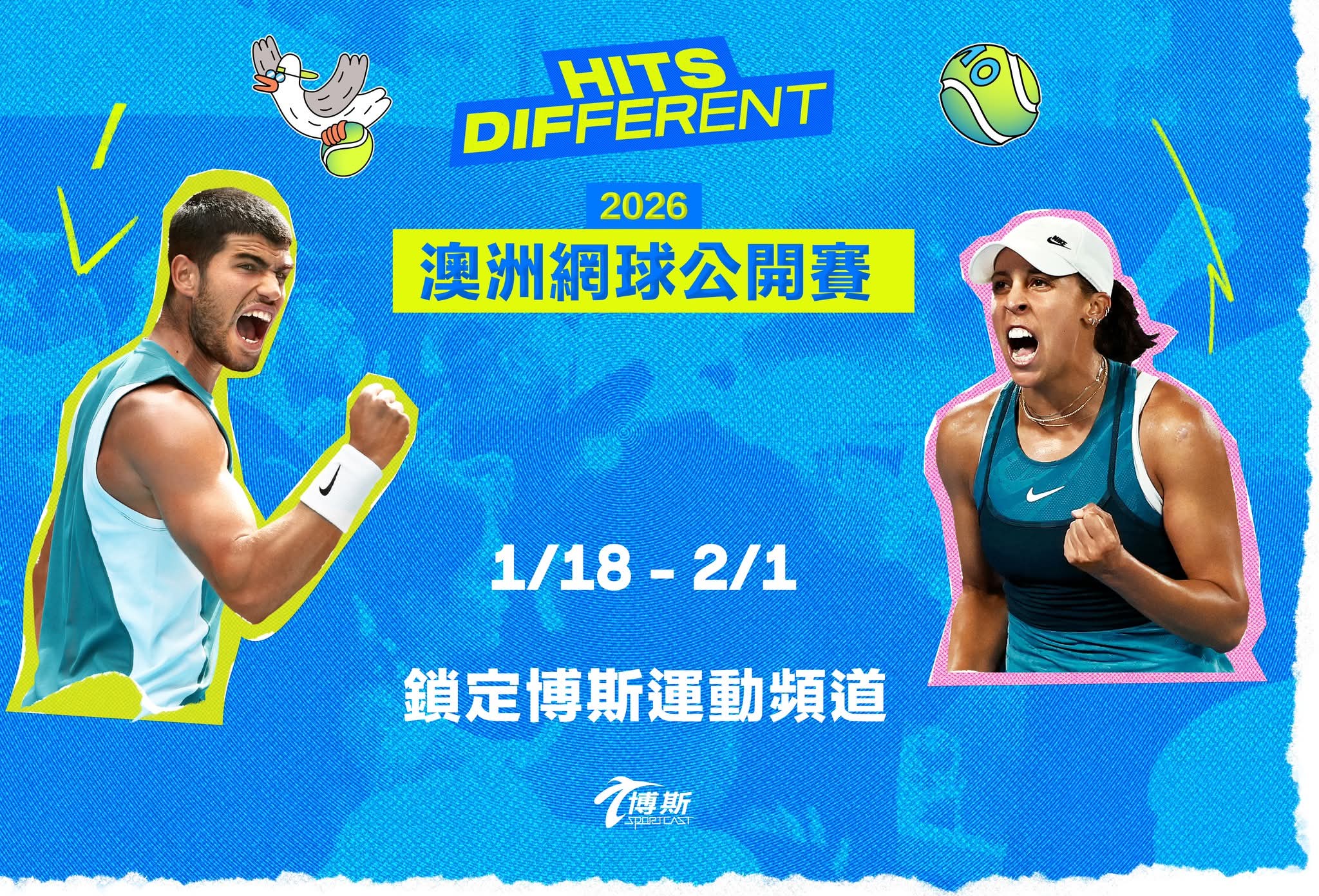 澳網 2026 台灣轉播資訊與收看提醒