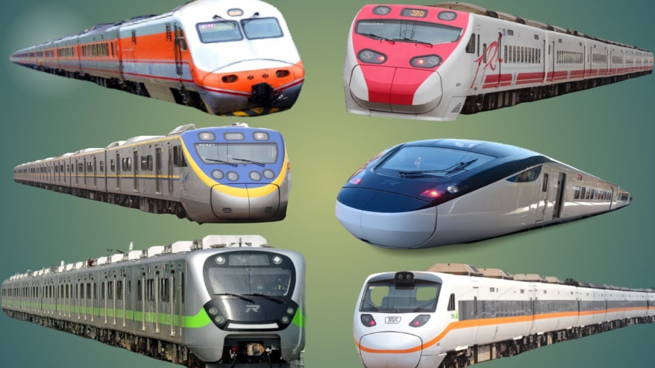 台灣火車行駛與搭乘情境