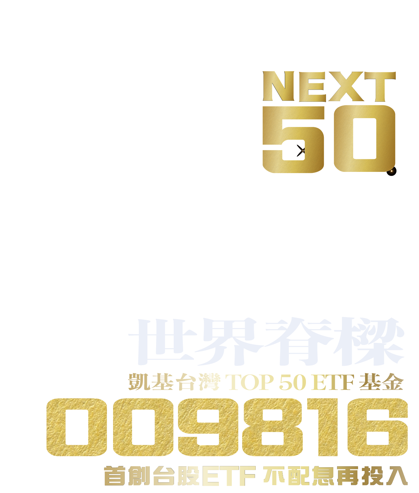 凱基台灣 top 50 009816 ETF 基金資訊示意圖