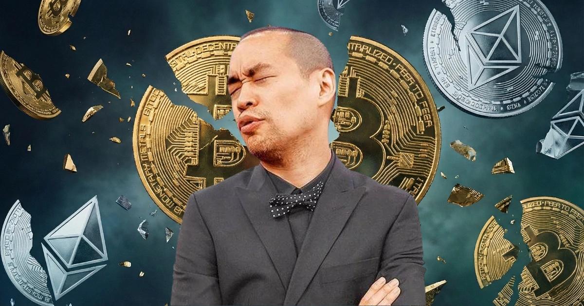 麻吉大哥比特幣相關新聞畫面：比特幣下跌引發清算討論