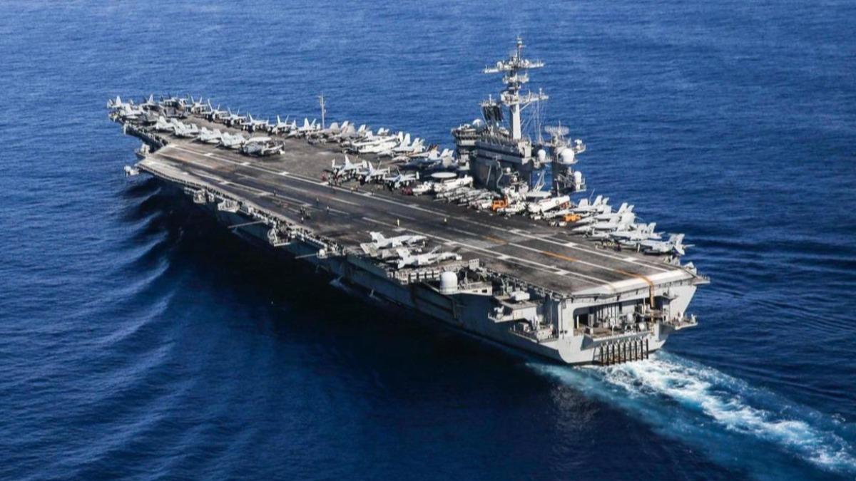 伊朗稱襲擊林肯號航母、美軍駁斥相關新聞畫面
